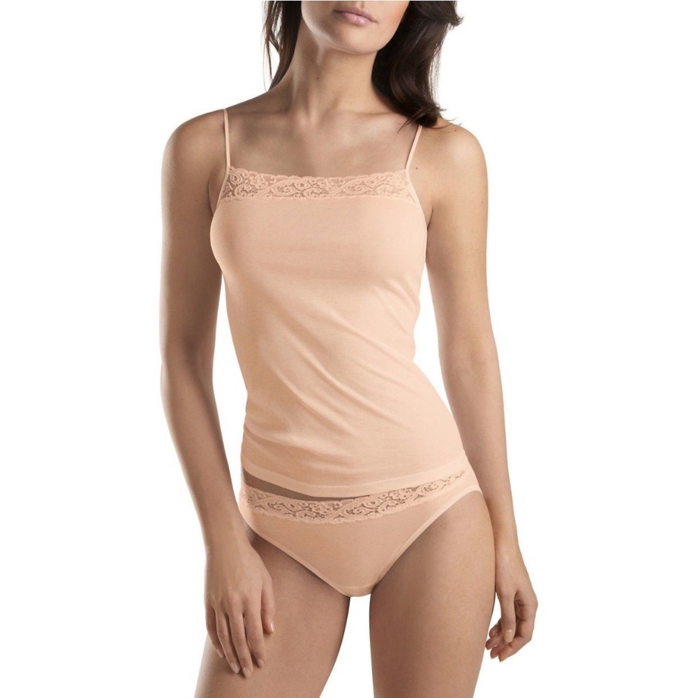HANRO Moments Spaghetti Camisole - Picture 8 of 11